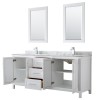 Daria 80" White (Vanity Only Pricing)
